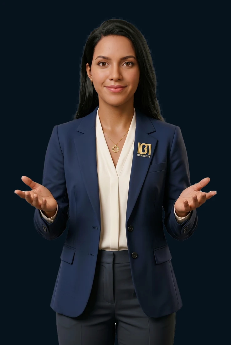 Bia explicando o método P³